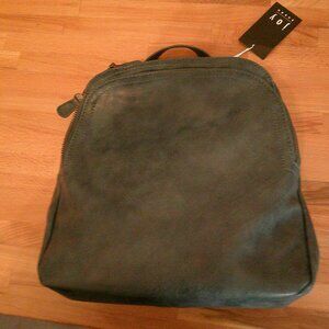 Joy Susan Frankie backpack In Blue with front zippered pocket  NEW